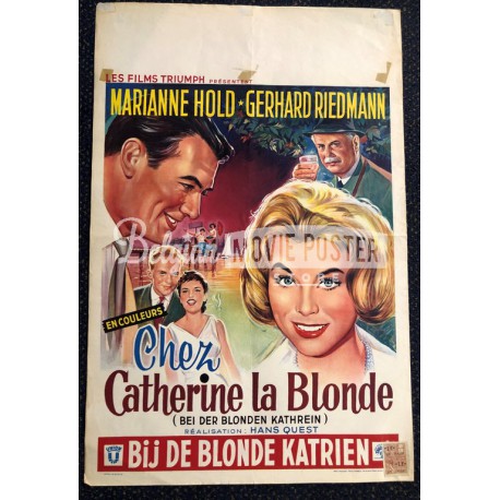 BEI DER BLONDEN KATHREIN - Belgian Movie Poster Store