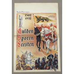 GULDEN SPOREN FEESTEN 1952 KORTRIJK