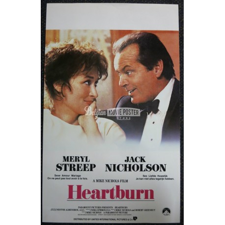 HEARTBURN - Belgian Movie Poster Store