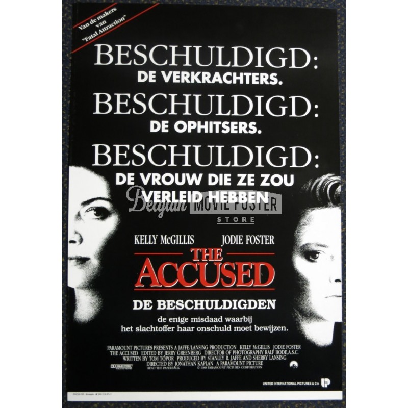 ACCUSED - Belgian Movie Poster Store