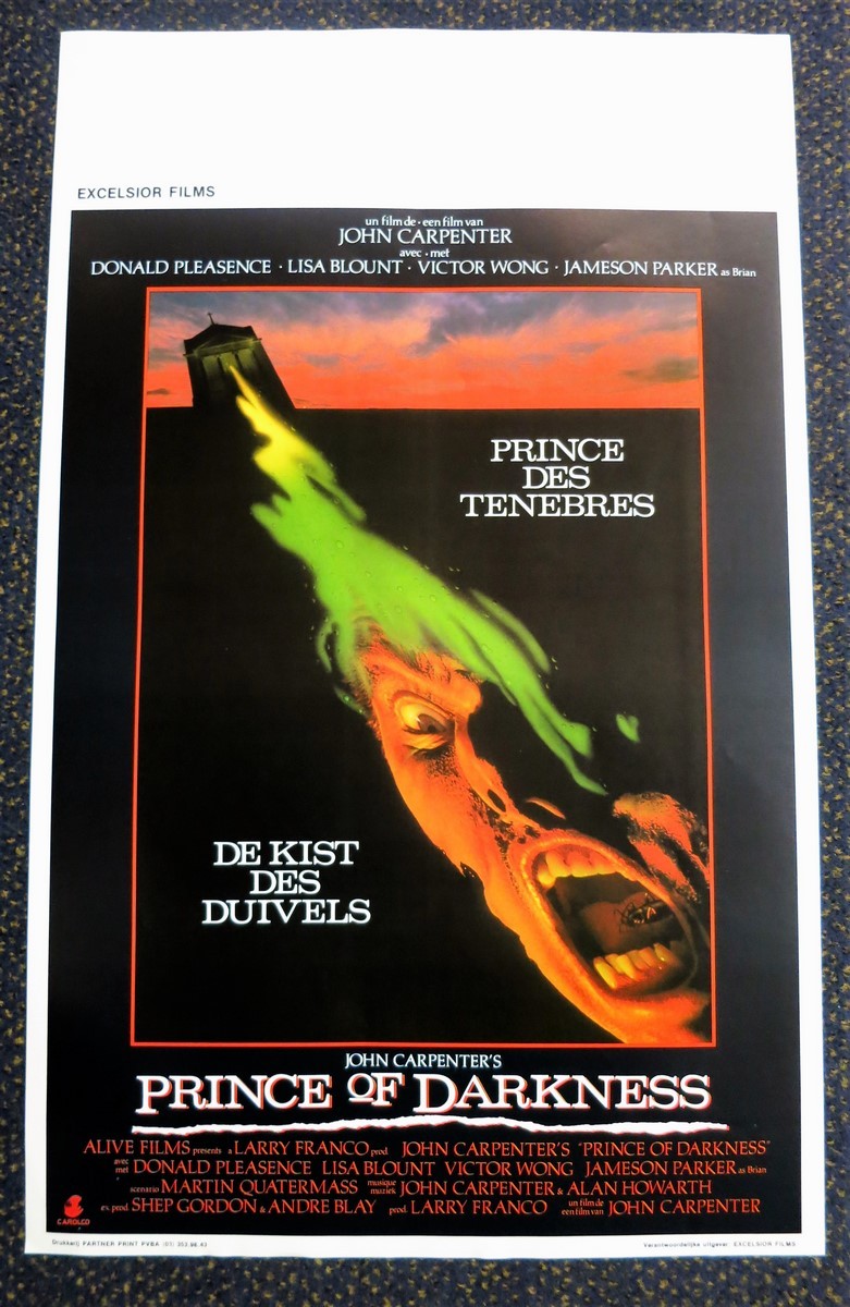 Prince Of Darkness Belgian Movie Poster Store