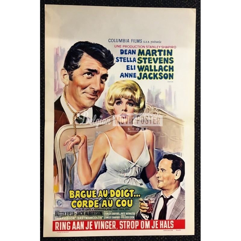 HOW TO SAVE A MARRIAGE, AND RUIN YOUR LIFE - Belgian Movie Poster Store